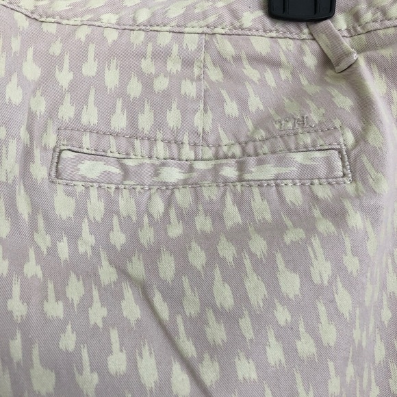 TOMMY HILFIGER WOMEN'S BEIGE PRINT CAPRI PANTS SIZE 8 COTTON - Picture 5 of 7